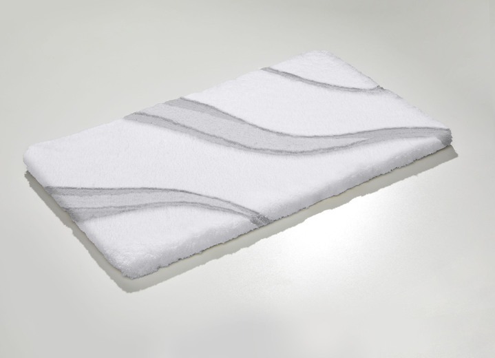 Badgarnituren - Moderne Badgarnitur von Kleine Wolke, in Größe 100 (Vorleger halbrund, 50/ 80 cm bis 112 (WC-Deckelbezug mit Kordel, 47/ 50 cm)), in Farbe BRAUN Ansicht 16