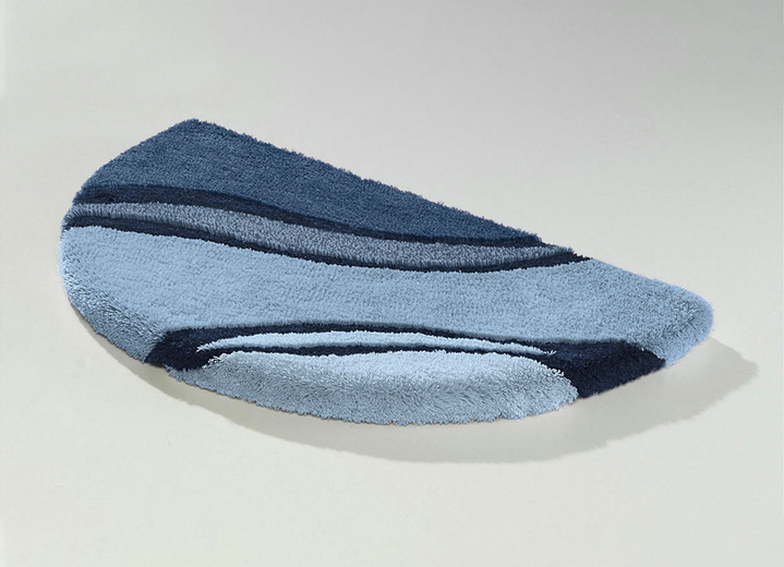 Badgarnituren - Moderne Badgarnitur von Kleine Wolke, in Größe 100 (Vorleger halbrund, 50/ 80 cm bis 112 (WC-Deckelbezug mit Kordel, 47/ 50 cm)), in Farbe BRAUN Ansicht 7