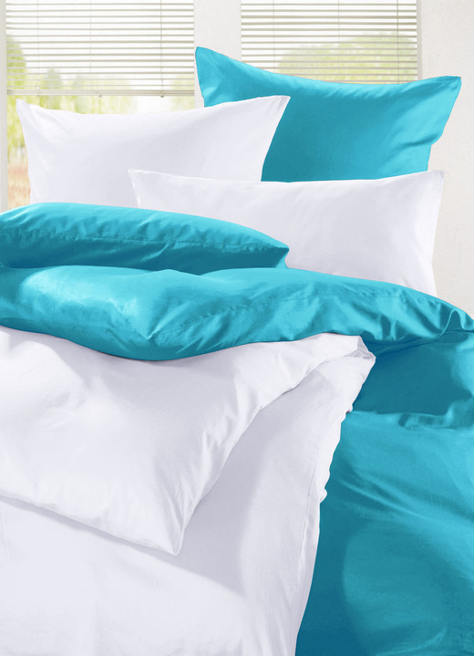 Bettwäschegarnituren - Satin Bettwäsche-Programm von Mesana, in Größe 110(40/80cm + 135/200 cm) bis 133 (Spannbetttuch, 90-100/200 cm), in Farbe SILBER Ansicht 7