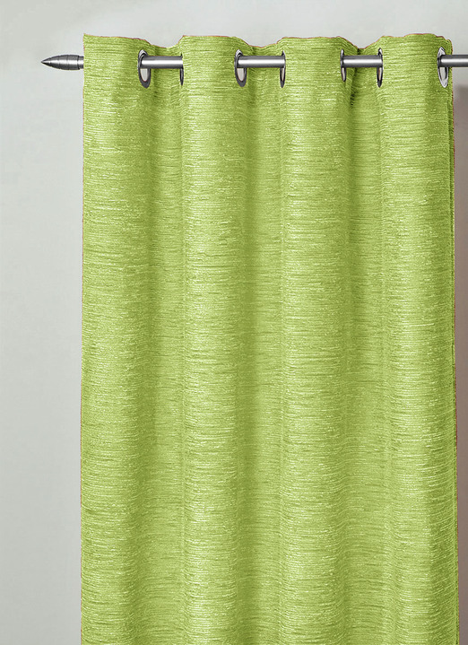 Klassisch - Fensterdekoration aus schwerer Thermo-Chenille-Qualität Ansicht 10 Klassisch - Fensterdekoration aus schwerer Thermo-Chenille-Qualität, in Größe 364 (H150xB135 cm) bis 464 (H245xB270 cm), in Farbe CREME, in Ausführung mit Universalschienenband Ansicht 10