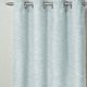 Klassisch - Fensterdekoration aus schwerer Thermo-Chenille-Qualität – Farbe HELLBLAU – Ansicht 1 Klassisch - Fensterdekoration aus schwerer Thermo-Chenille-Qualität, in Größe 364 (H150xB135 cm) bis 464 (H245xB270 cm), in Farbe TERRA, in Ausführung mit Universalschienenband – Farbe HELLBLAU – Ansicht 1