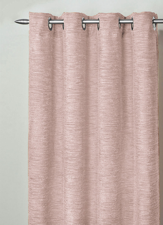 Klassisch - Fensterdekoration aus schwerer Thermo-Chenille-Qualität Ansicht 6 Klassisch - Fensterdekoration aus schwerer Thermo-Chenille-Qualität, in Größe 364 (H150xB135 cm) bis 464 (H245xB270 cm), in Farbe TERRA, in Ausführung mit Universalschienenband Ansicht 6