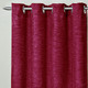 Klassisch - Fensterdekoration aus schwerer Thermo-Chenille-Qualität – Farbe ROT – Ansicht 1 Klassisch - Fensterdekoration aus schwerer Thermo-Chenille-Qualität, in Größe 364 (H150xB135 cm) bis 464 (H245xB270 cm), in Farbe TERRA, in Ausführung mit Universalschienenband – Farbe ROT – Ansicht 1