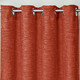 Klassisch - Fensterdekoration aus schwerer Thermo-Chenille-Qualität – Farbe TERRA – Ansicht 1 Klassisch - Fensterdekoration aus schwerer Thermo-Chenille-Qualität, in Größe 364 (H150xB135 cm) bis 464 (H245xB270 cm), in Farbe BRAUN, in Ausführung mit Universalschienenband – Farbe TERRA – Ansicht 1