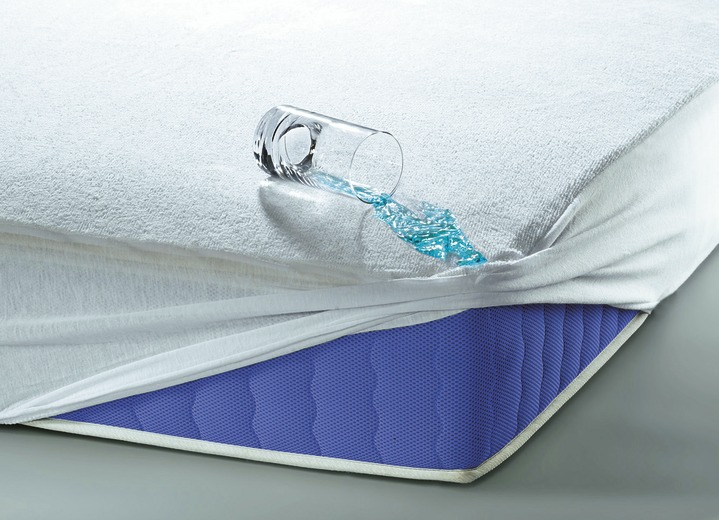 Bettwaren - Inkontinenz-Spannbetttuch für diskrete Betthygiene, in Größe 130 (70/140 cm) bis 138 (180/200), in Farbe WEISS