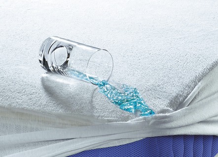 Spannbetttücher - Antibakterielles Inkontinenz-Spannbetttuch aus 100% Baumwolle, in Größe 129 (70/140 cm) bis 138 (180/200 cm), in Farbe WEISS – Farbe WEISS – Ansicht 