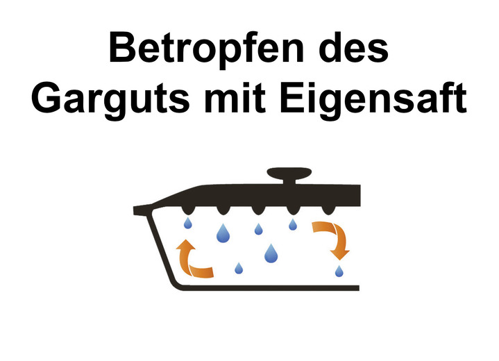 - Gusseisen-Fleischtopf und -Gänsebräter in schwerer Qualitätsausführung, in Farbe SCHWARZ, in Ausführung Fleischtopf 20 cm Ansicht 2