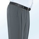 Herrenmode - „Klaus Modelle“-Unterbauchhose mit Zieranhänger in 4 Farben, in Größe 024 bis 060, in Farbe MITTELGRAU MELIERT