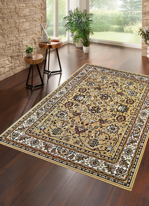 Klassisch - Brücken, Teppiche und Bettumrandungen, in Größe 111 (Brücke, 60x110 cm) bis 323 (Teppich oval, 190x280 cm), in Farbe CREME Ansicht 5