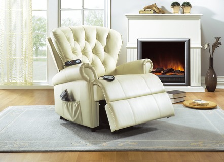 TV- & Relaxsessel - Relax-Sessel für Entspannung erster Klasse – Farbe CREME – Ansicht  TV- & Relaxsessel - Relax-Sessel für Entspannung erster Klasse, in Farbe KOLONIALBRAUN, in Ausführung Relax-Sessel – Farbe CREME – Ansicht
