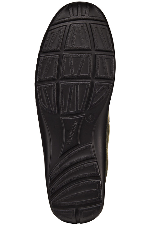 Komfortschuhe - Waldläufer, bequeme Damen-Slipper, Weite H, mit herausnehmbarem Fußbett, in Größe 3 1/2 bis 8, in Farbe BURGUND Ansicht 17