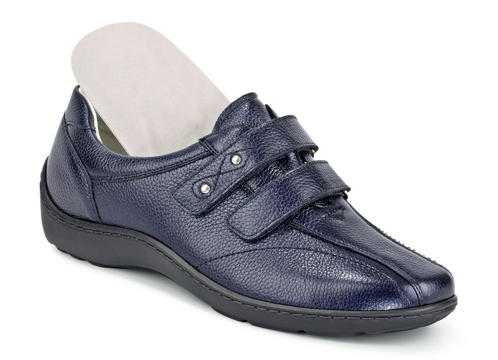 Komfortschuhe - Waldläufer, bequeme Damen-Slipper, Weite H, mit herausnehmbarem Fußbett, in Größe 3 1/2 bis 8, in Farbe BRAUN-SCHWARZ Ansicht 26