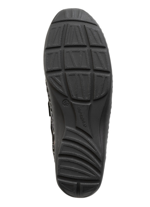 Komfortschuhe - Waldläufer, bequeme Damen-Slipper, Weite H, mit herausnehmbarem Fußbett, in Größe 3 1/2 bis 8, in Farbe BURGUND Ansicht 27