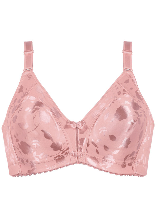 Soft-BH - Naturana Minimizer-BH mit dezent glänzendem Floraldruck, in Größe 075 bis 100, in Cup B, in Farbe AQUA Ansicht 15