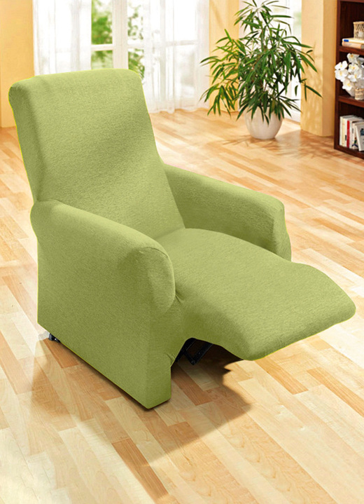 Sessel- & Sofaüberwürfe - Schützende Stretchbezüge für Sessel und Sofa, in Größe 101 (Sessel-Bezug) bis 108 (Hocker-Bezug), in Farbe BLAU Ansicht 25