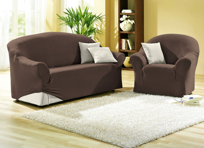 Sessel- & Sofaüberwürfe - Schützende Stretchbezüge für Sessel und Sofa, in Größe 101 (Sessel-Bezug) bis 108 (Hocker-Bezug), in Farbe BLAU Ansicht 15
