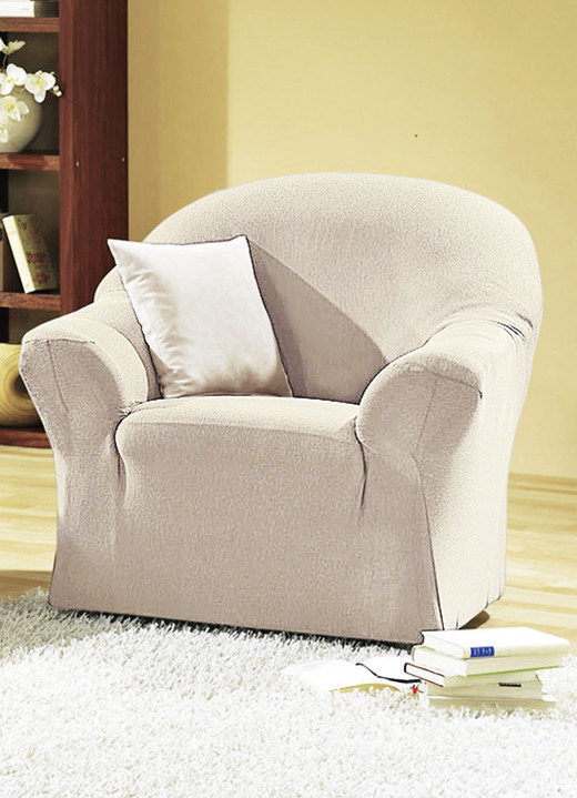 Sessel- & Sofaüberwürfe - Schützende Stretchbezüge für Sessel und Sofa, in Größe 101 (Sessel-Bezug) bis 108 (Hocker-Bezug), in Farbe BLAU Ansicht 11