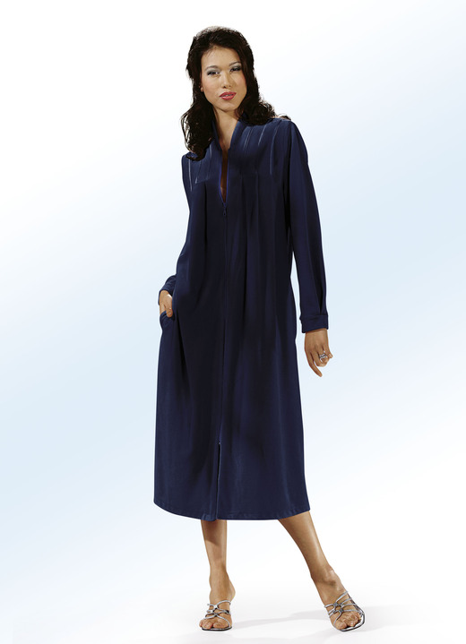 Hausmäntel - Hausmantel von COMODO, in Größe 038 bis 058, in Farbe ROYALBLAU Ansicht 3