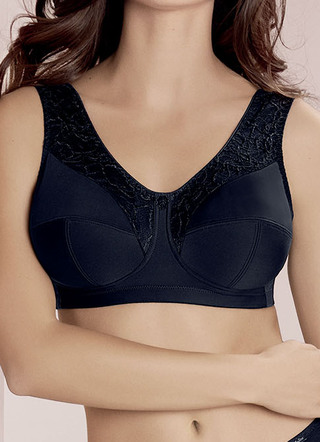 BHs - Anita Entlastungs-BH, in Größe 075 bis 115, in Cup E, in Farbe SCHWARZ – Farbe SCHWARZ – Ansicht 
