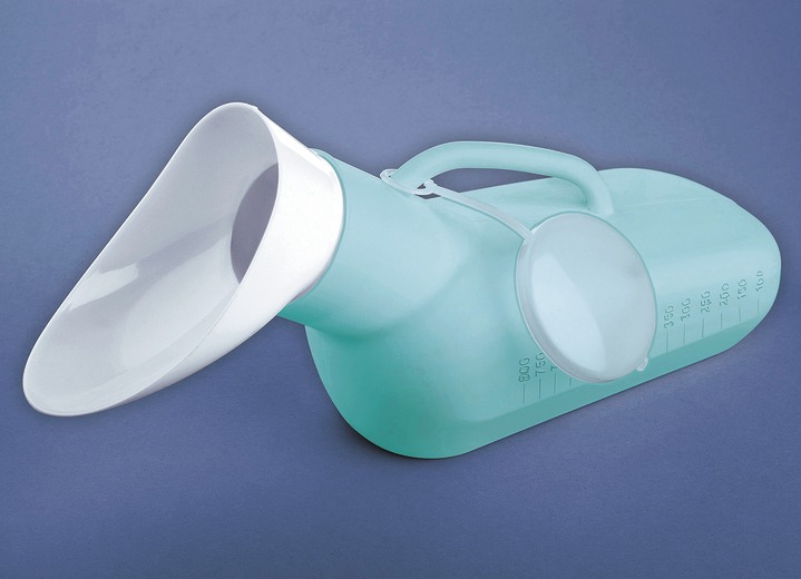 Sonstiges - Urinflasche für Damen und Herren, in Farbe MINTGRÜN/WEISS Ansicht 1