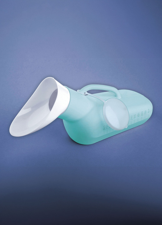 Sonstiges - Urinflasche für Damen und Herren, in Farbe MINTGRÜN/WEISS Ansicht 1