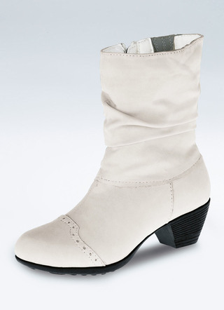 Andrea Conti Stiefelette mit Raffung