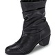 Stiefel & Stiefeletten - Andrea Conti, modische Damen-Stiefeletten, Winterschuhe, mit Reißverschluss, in Größe 036 bis 042, in Farbe SCHWARZ