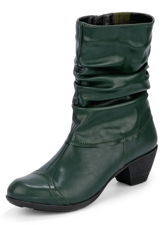 Stiefel & Stiefeletten - Andrea Conti, modische Damen-Stiefeletten, Winterschuhe, mit Reißverschluss, in Größe 036 bis 042, in Farbe TANNE Ansicht 1
