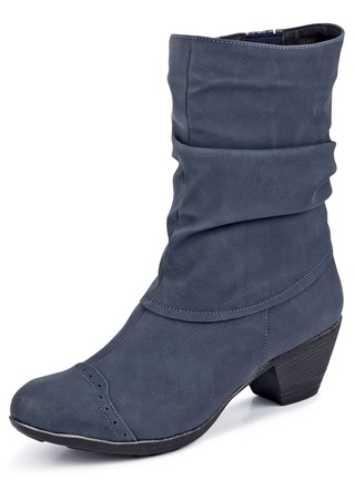 Andrea Conti Stiefelette mit Raffung