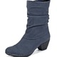 Stiefel & Stiefeletten - Andrea Conti, modische Damen-Stiefeletten, Winterschuhe, mit Reißverschluss, in Größe 036 bis 042, in Farbe SCHWARZ
