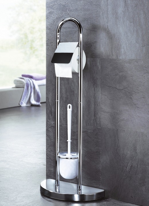 Accessoires - Stand-WC-Garnitur , in Farbe CHROM