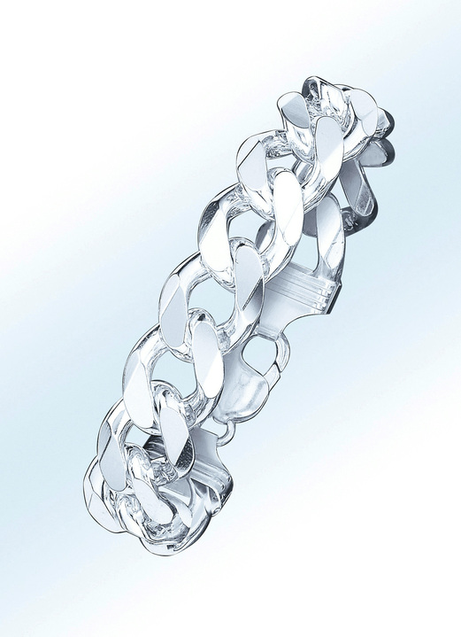 Halsketten & Armbänder - Panzerketten-Armband in verschiedenen Längen, in Farbe