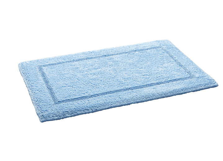 Badgarnituren - Bad-Wendegarnitur aus 100% Baumwolle, in Größe 100 (Vorleger halbrund, 50x 80 cm) bis 110 (Hänge WC Garnitur, 2-teilig), in Farbe GELB Ansicht 8