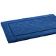 Badgarnituren - Bad-Wendegarnitur aus 100% Baumwolle – Farbe DUNKELBLAU Badgarnituren - Bad-Wendegarnitur aus 100% Baumwolle, in Größe 100 (Vorleger halbrund, 50x 80 cm) bis 110 (Hänge WC Garnitur, 2-teilig), in Farbe ANTHRAZIT