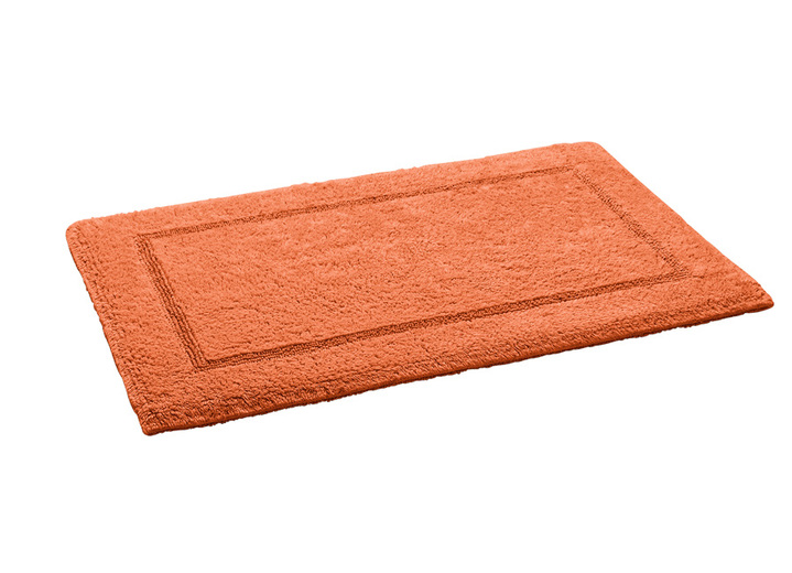 Badgarnituren - Bad-Wendegarnitur aus 100% Baumwolle, in Größe 100 (Vorleger halbrund, 50x 80 cm) bis 110 (Hänge WC Garnitur, 2-teilig), in Farbe HELLBLAU Ansicht 12