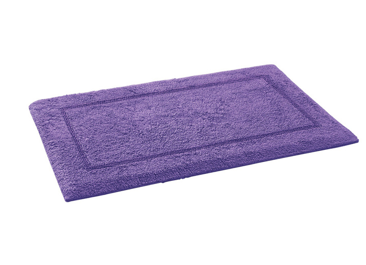 Badgarnituren - Bad-Wendegarnitur aus 100% Baumwolle, in Größe 100 (Vorleger halbrund, 50x 80 cm) bis 110 (Hänge WC Garnitur, 2-teilig), in Farbe BRAUN Ansicht 5