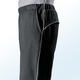 Sport- & Freizeitmode - Freizeithose mit Zierpaspeln – Farbe SCHWARZ Sport- & Freizeitmode - Freizeithose mit Zierpaspeln, in Größe 023 bis 062, in Farbe MARINE