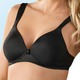 Soft-BH - Naturana BH mit weich gepolsterten Cups – Farbe SCHWARZ – Ansicht 4 Soft-BH - Naturana BH mit weich gepolsterten Cups, in Größe 075 bis 100, in Cup A, in Farbe PUDER – Farbe SCHWARZ – Ansicht 4