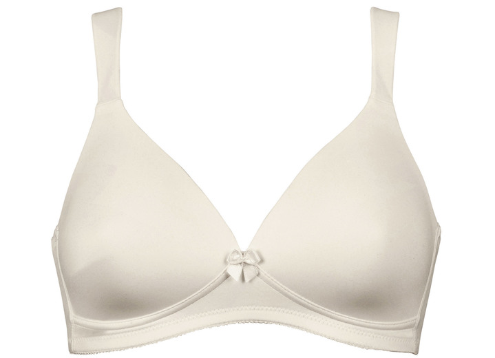 Soft-BH - Naturana BH mit weich gepolsterten Cups, in Größe 075 bis 100, in Cup A, in Farbe WEISS Ansicht 4