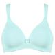 Soft-BH - Naturana BH mit weich gepolsterten Cups – Farbe AQUA – Ansicht 2 Soft-BH - Naturana BH mit weich gepolsterten Cups, in Größe 075 bis 100, in Cup A, in Farbe PUDER – Farbe AQUA – Ansicht 2