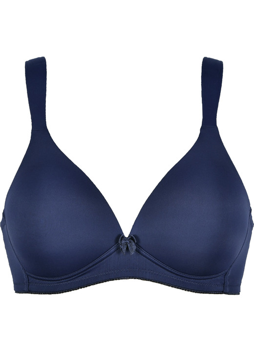 Soft-BH - Naturana BH mit weich gepolsterten Cups, in Größe 075 bis 100, in Cup D, in Farbe AQUA Ansicht 14