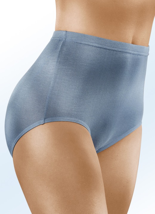 Slips - Viererpack Slips mit Gummizug im Bund Ansicht 8 Slips - Viererpack Slips mit Gummizug im Bund, in Größe 038 bis 056, in Farbe 2X TÜRKIS, 2X MARINE Ansicht 8