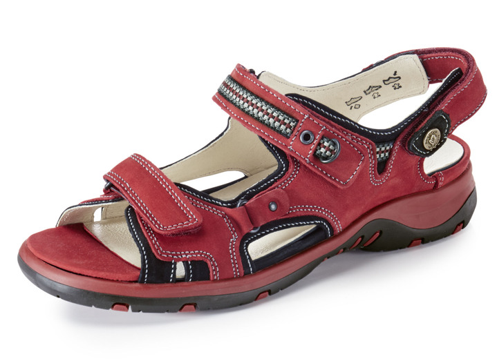 Waldl ufer Sandale mit verstellbarem Klettverschluss Damen