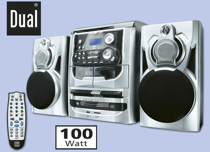 - Dual HiFi-Stereo-Anlage MP 301, in Farbe SILBER Ansicht 1