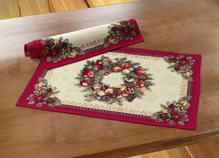 Wohnaccessoires - Hochwertige Tisch- und Raumdekoration, in Größe 100 (2 Platzset, 33/45 cm) bis 404 (Kissenbezug, 45/ 45 cm), in Farbe  Ansicht 1