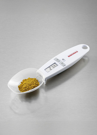 Küchenhelfer - Digitale Löffelwaage von Soehnle, in Farbe WEISS