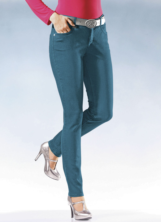 Jeans - Magic-Jeans in 11 Farben Ansicht 18 Jeans - Magic-Jeans in 11 Farben, in Größe 017 bis 050, in Farbe HELLGRAU Ansicht 18