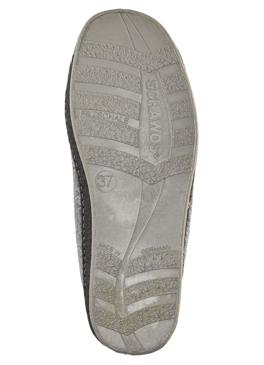 Hausschuhe - Atmungsaktive Damen-Hausschuhe, mit Reißverschluss, in Größe 036 bis 043, in Farbe BORDEAUX-SCHWARZ Ansicht 6