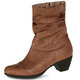 Stiefel & Stiefeletten - Andrea Conti, modische Damen-Stiefeletten, Winterschuhe, mit Reißverschluss, in Größe 036 bis 042, in Farbe SCHWARZ – Farbe COGNAC – Ansicht 1