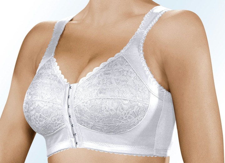 Soft-BH - BH mit praktischem Vorderverschluss Ansicht 3 Soft-BH - BH mit praktischem Vorderverschluss, in Größe 080 bis 125, in Cup B, in Farbe MARINE Ansicht 3